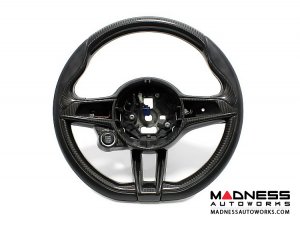 Alfa Romeo Giulia Steering Wheel Trim - Carbon Fiber - Lower Trim Set - QV Model Alfa Romeo Giulia Steering Wheel Trim - Carbon Fiber - Lower Trim Set - QV Model